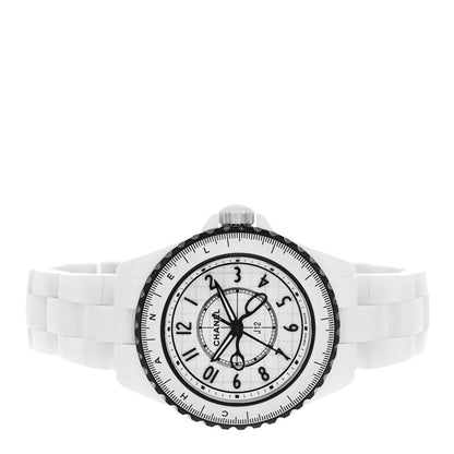 Chanel Stainless Steel Ceramic 33mm J12 Couture Watch White