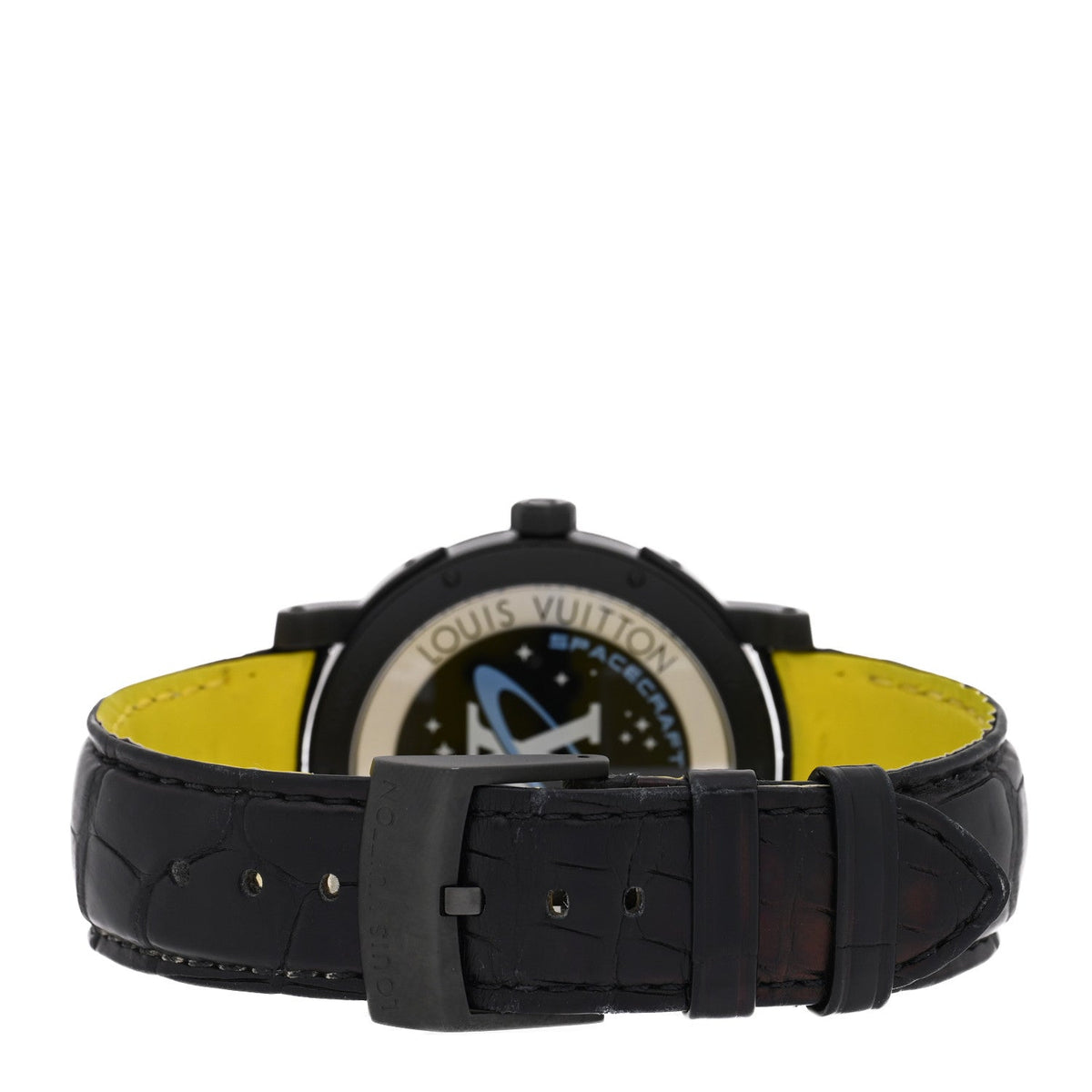 Louis Vuitton Stainless Steel Alligator 39mm Escale Time Zone Automatic Watch Grey 1929036