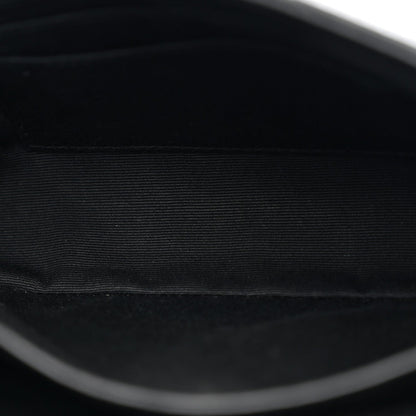 Saint Laurent Calfskin Toy Loulou Crossbody Bag Black