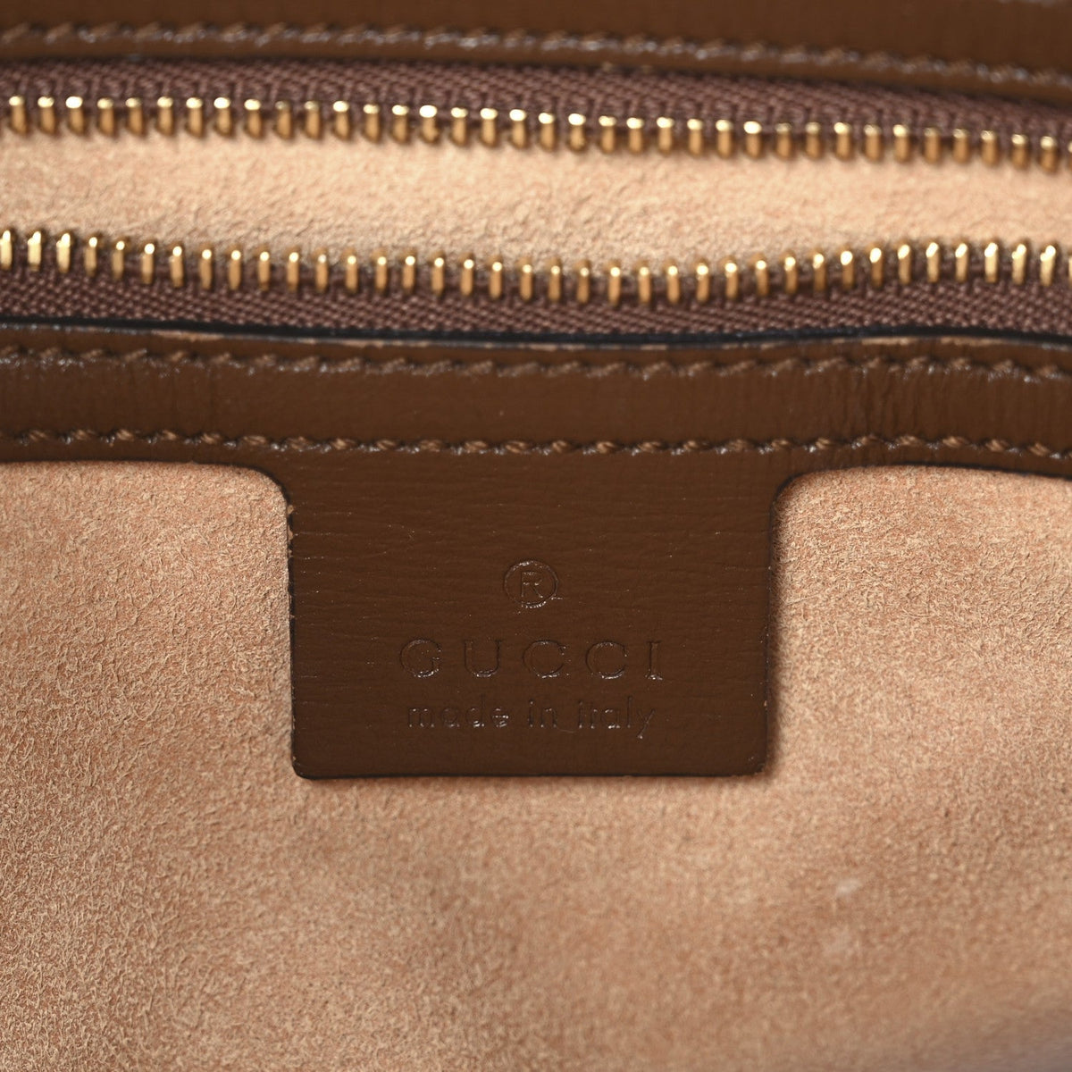 Gucci GG Supreme Monogram Small Jackie 1961 Hobo Bag Beige Ebony Brown Sugar