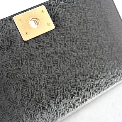 Chanel Caviar Quilted Medium Boy Flap Black 1988486