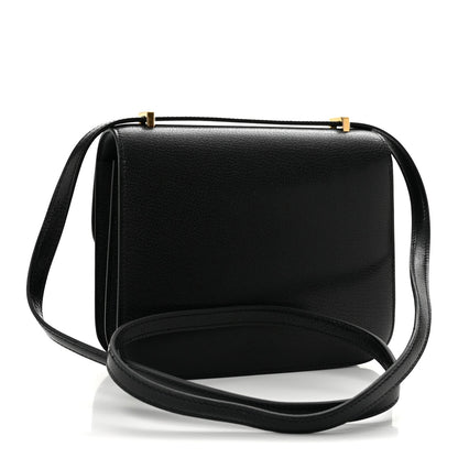 Hermes Chevre Mysore Constance 18 Black