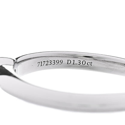 Tiffany Platinum Diamond 1.30ct Solitaire Engagement Ring 49 5