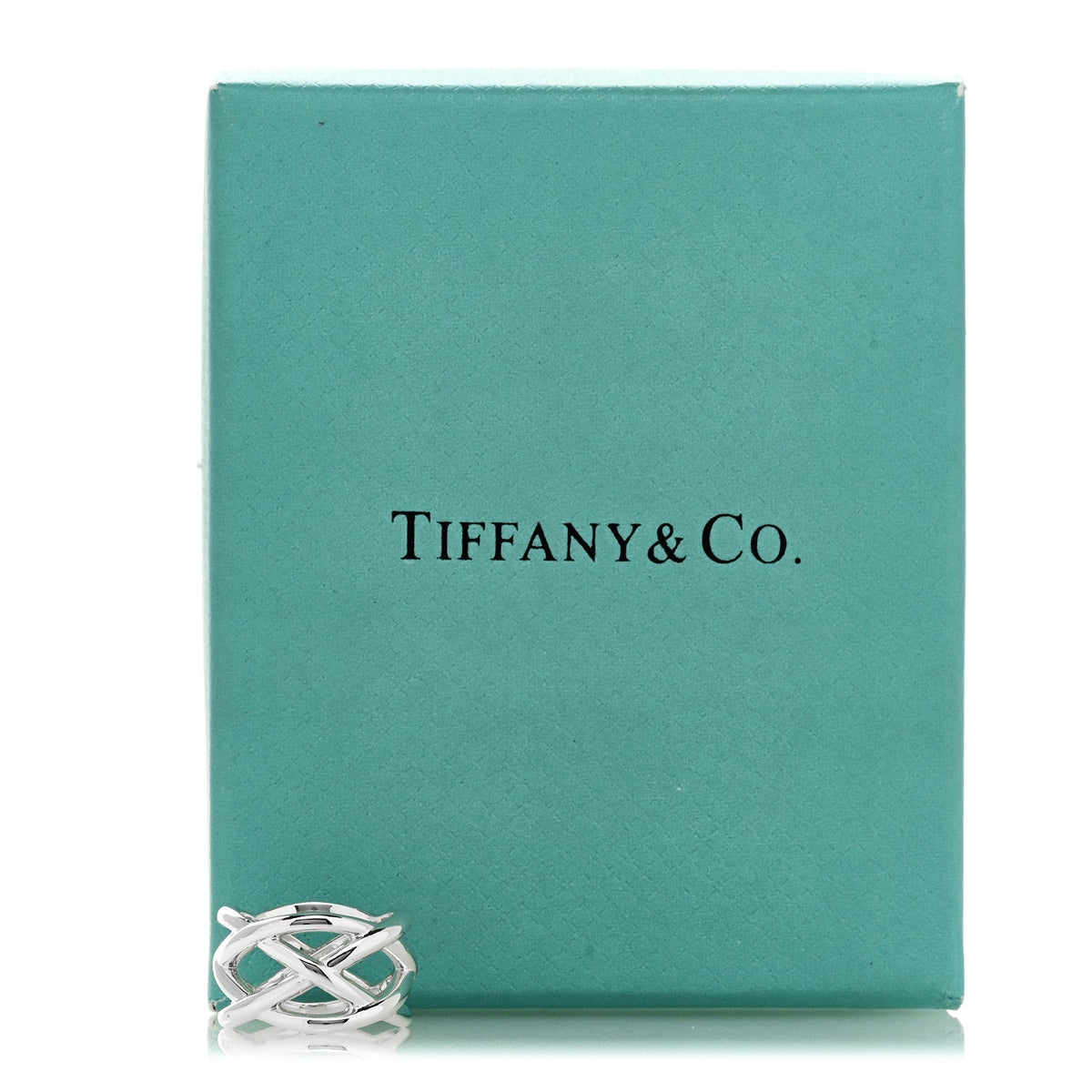 Tiffany Sterling Silver Celtic Knot Ring 49 5
