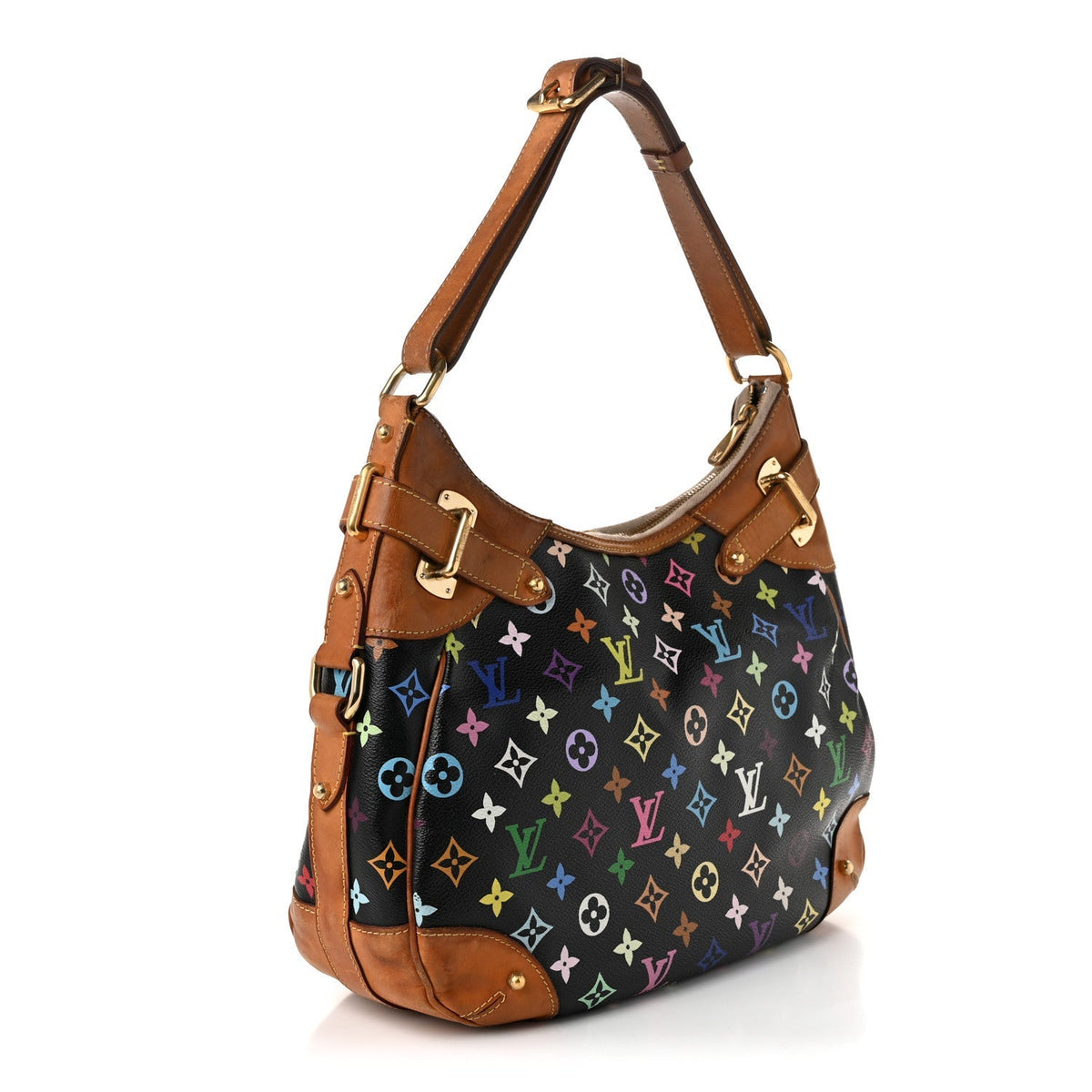 Louis Vuitton Monogram Multicolor Greta Black