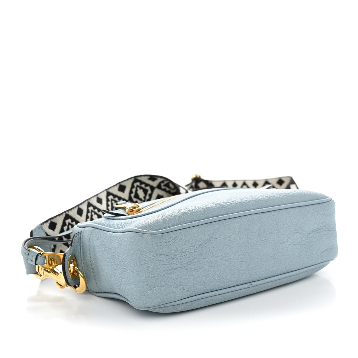 Miu Miu Madras Jacquard Camera Bag Lago