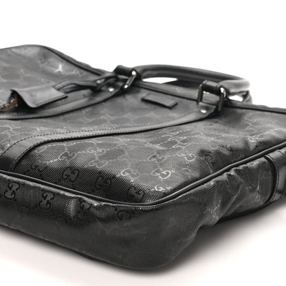 Gucci Imprime Monogram Medium Briefcase Black