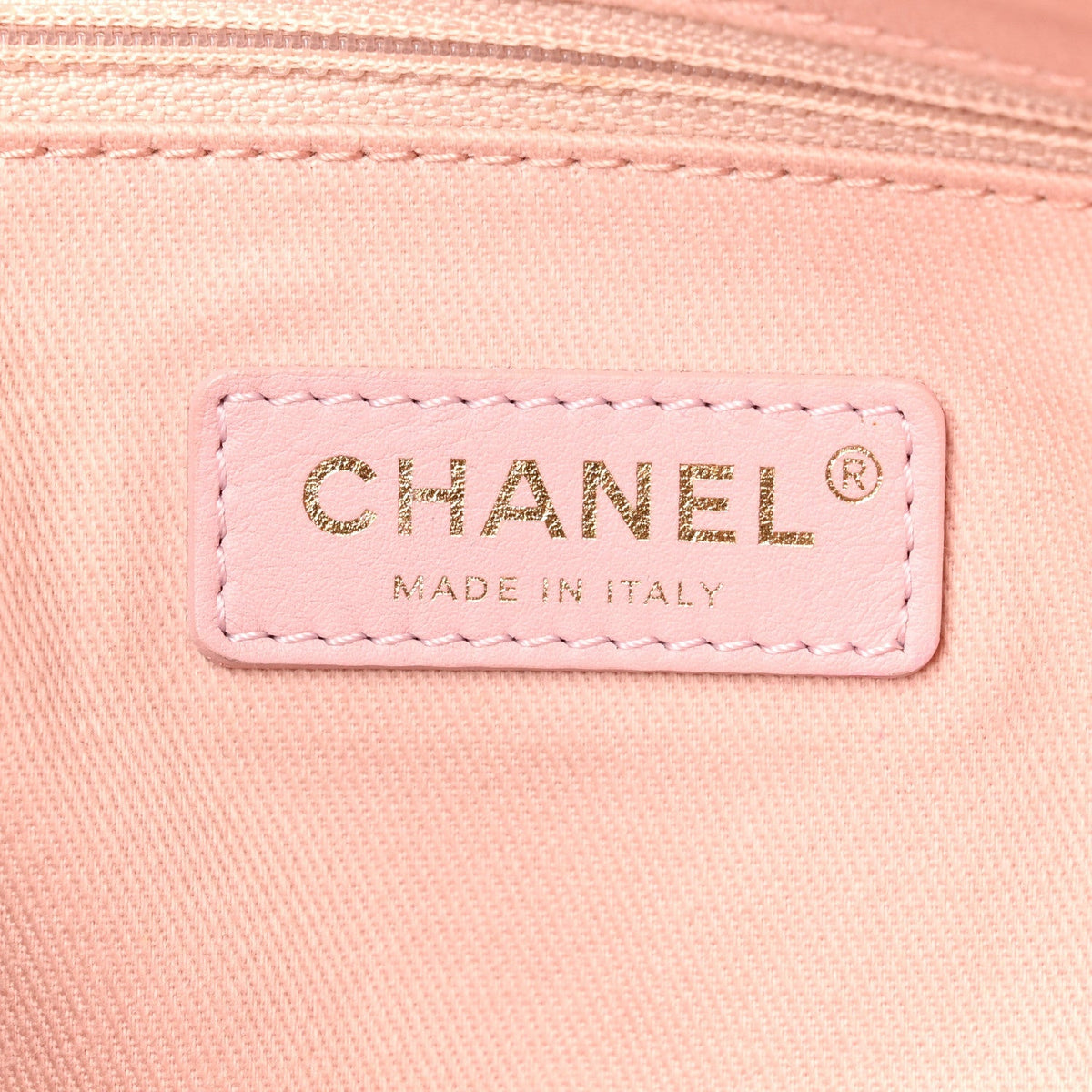 Chanel Canvas Large Deauville Backpack Pink