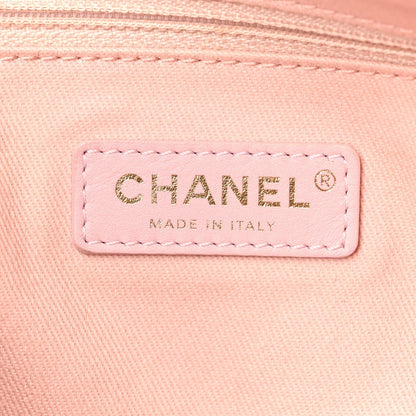 Chanel Canvas Large Deauville Backpack Pink