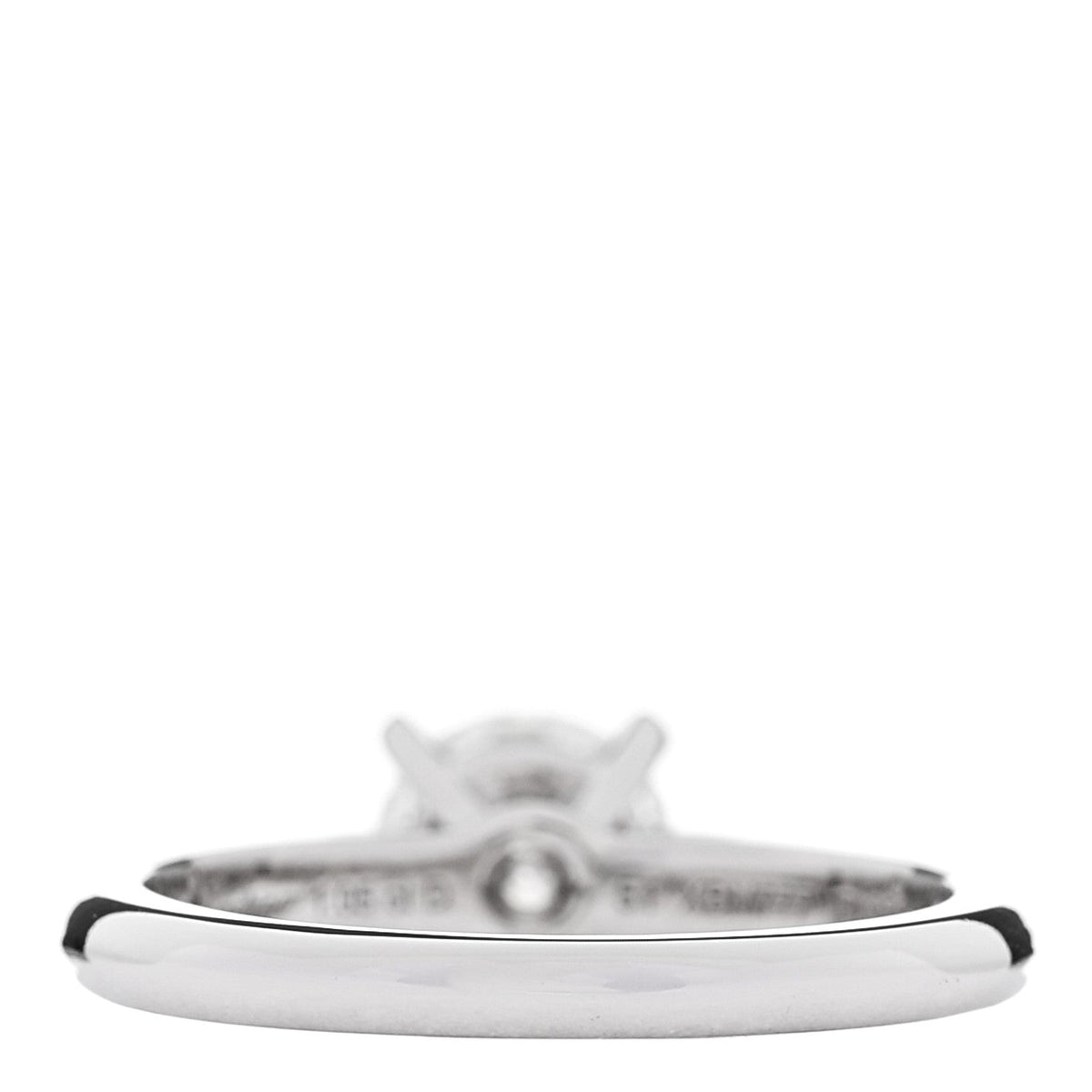 Cartier Platinum Diamond 1.05ct 1895 Solitaire Engagement Ring 51 5.75