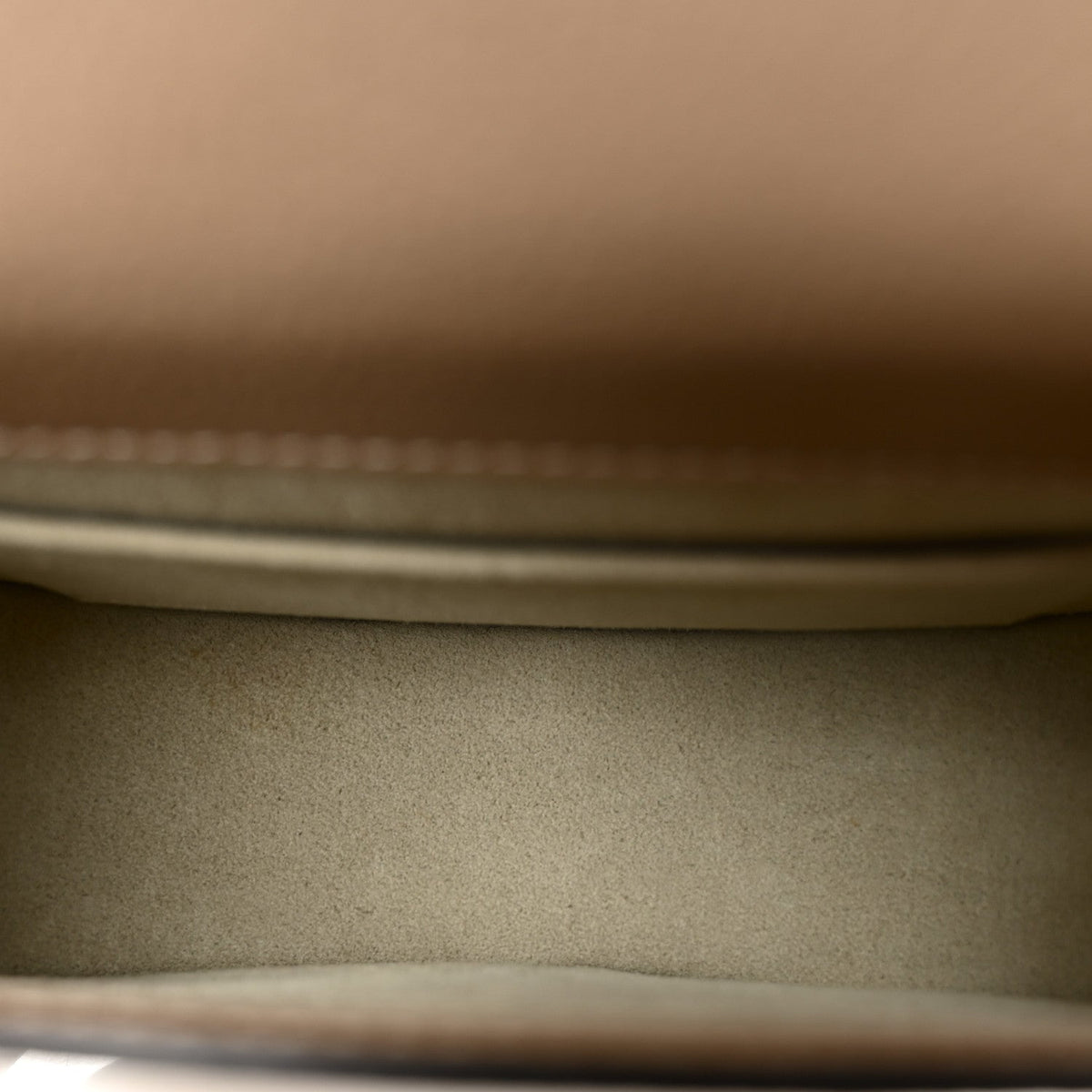 Chloe Calfskin Suede Small Nile Bracelet Bag Biscotti Beige