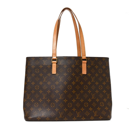 Louis Vuitton Monogram Canvas Luco Tote Bag Brown