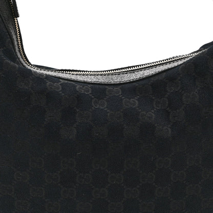 Gucci GG Monogram Medium Charmy Hobo Black
