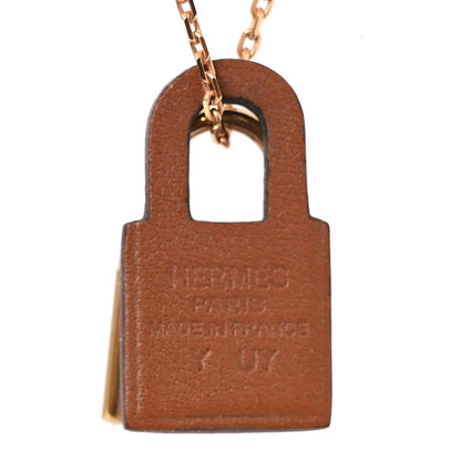 Hermes Swift Small O'Kelly Pendant Necklace Gold