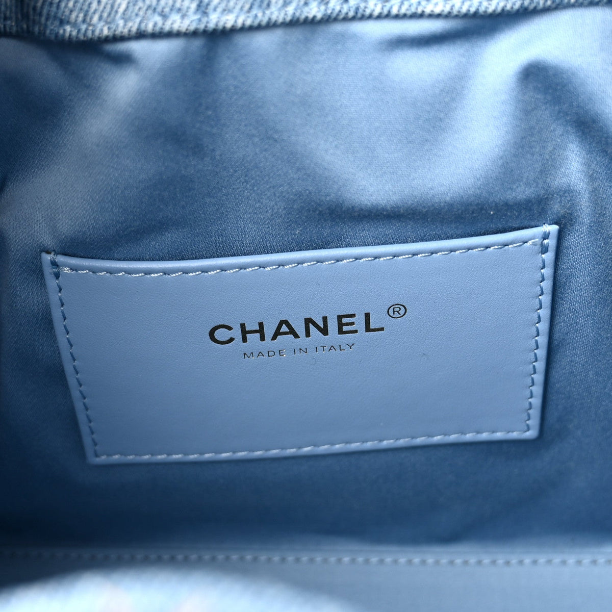 Chanel Denim Quilted Small Chanel 25 Handbag Blue