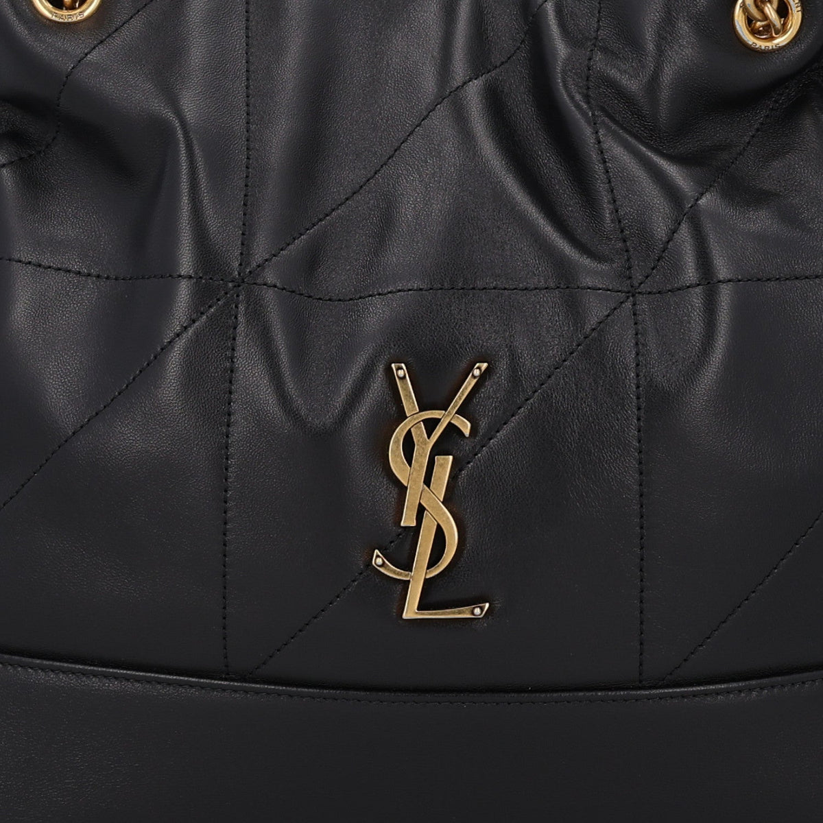 Saint Laurent Lambskin Small Jamie Shopping Tote Black