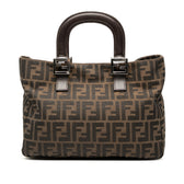 Vintage FF Handle Tote Zucca Canvas Small