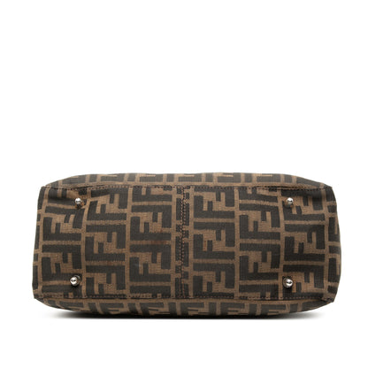 Vintage FF Handle Tote Zucca Canvas Small