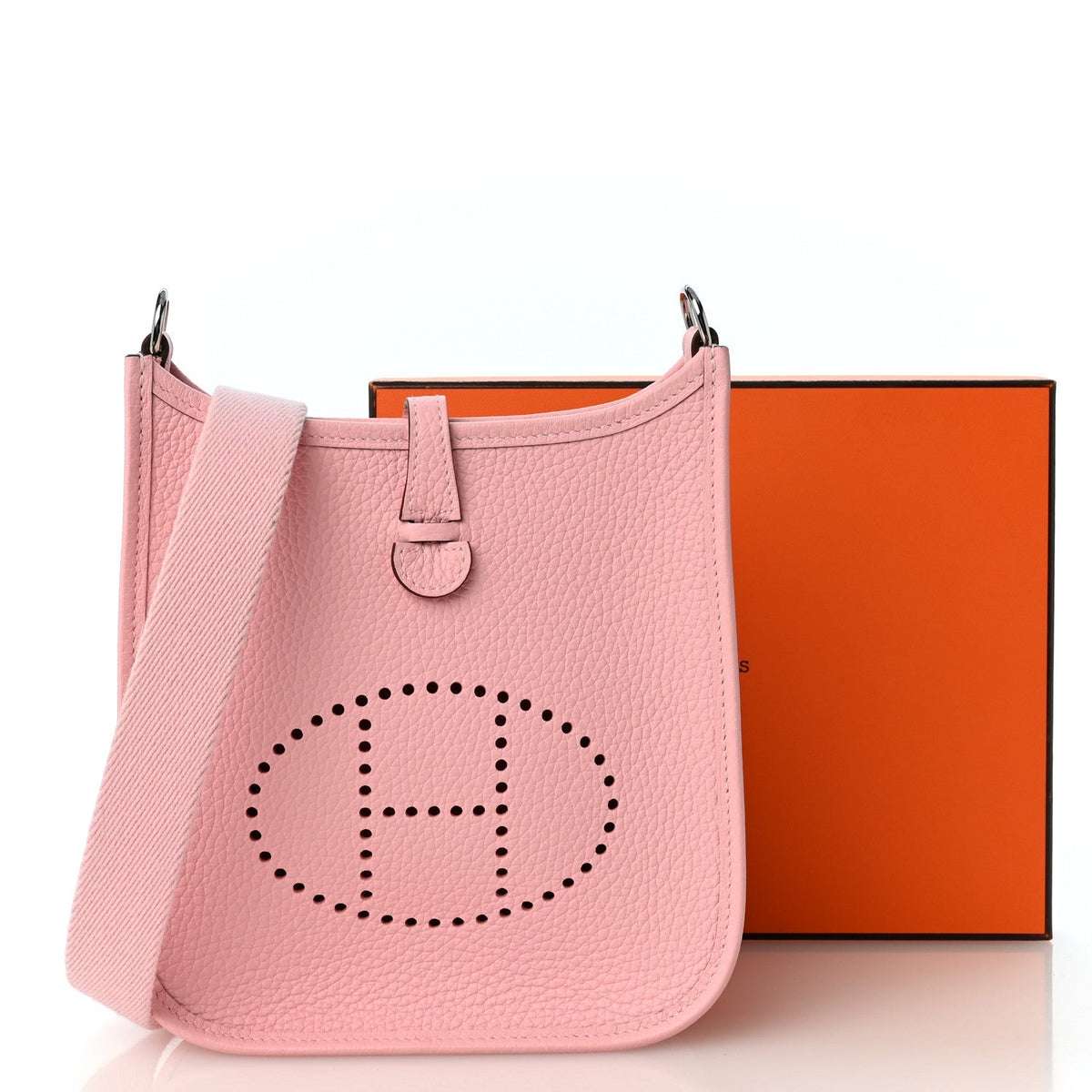Hermes Taurillon Clemence Evelyne TPM Rose Sakura