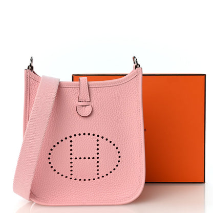 Hermes Taurillon Clemence Evelyne TPM Rose Sakura