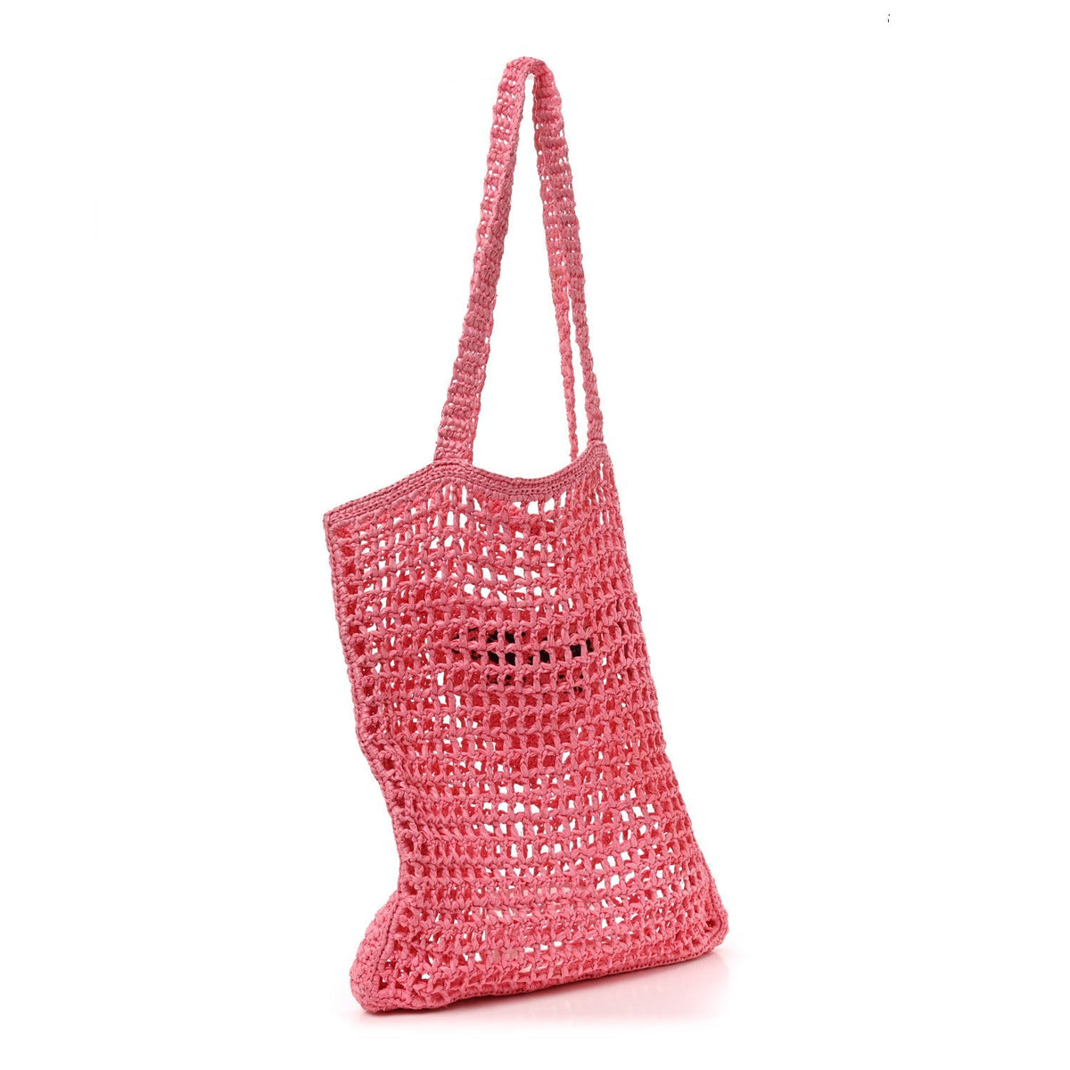 Prada Crochet Raffia Tote Bag Petalo 1921300