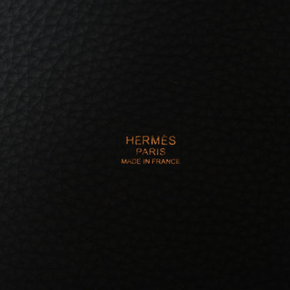 Hermes Taurillon Clemence Picotin Lock 18 PM Bag Gris Misty