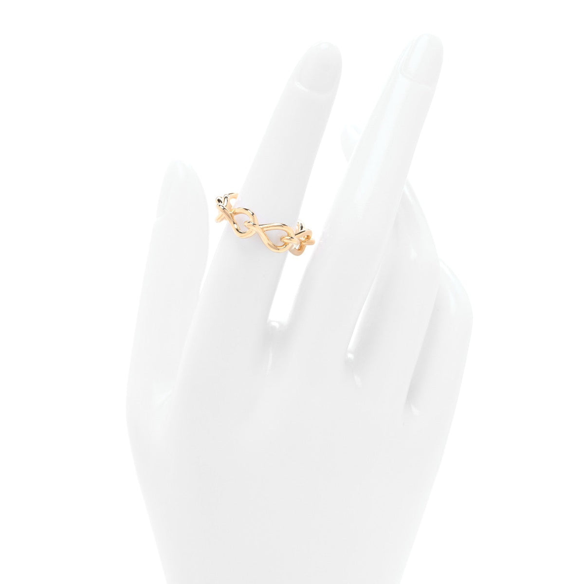 Cartier 18K Yellow Gold Maillon Infini Ring 54 7