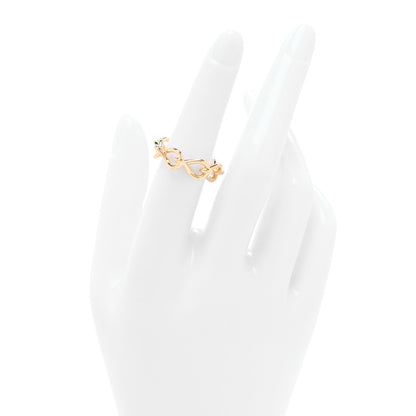 Cartier 18K Yellow Gold Maillon Infini Ring 54 7