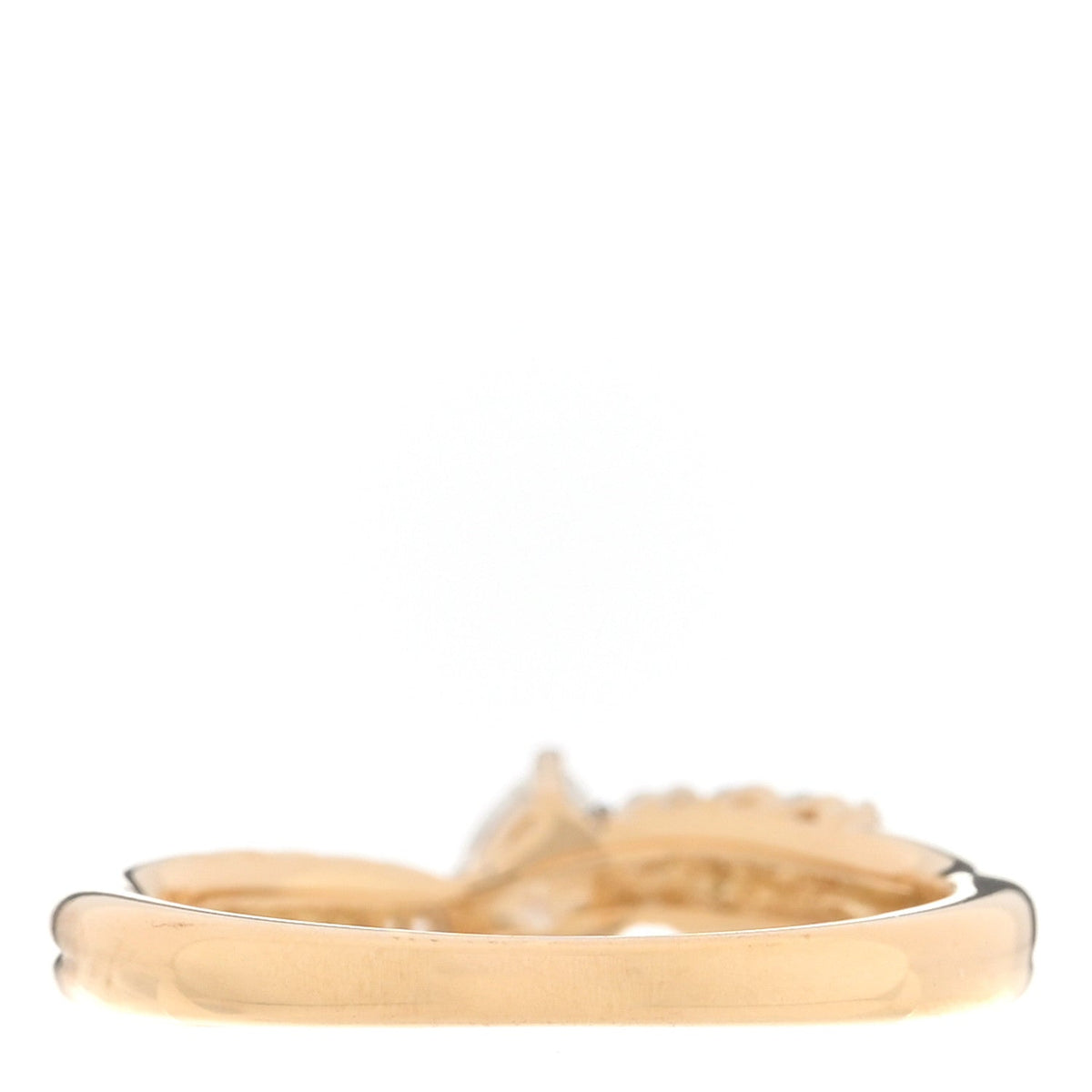 Parker & West 18K Yellow Gold Diamond Pear Cut Ring 52 6