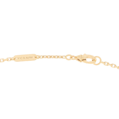 Van Cleef & Arpels 18K Yellow Gold Mother of Pearl Magic Alhambra Long Necklace