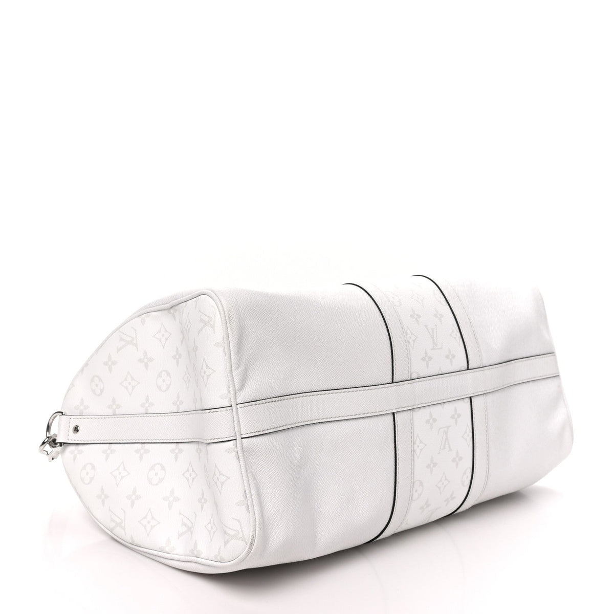 Louis Vuitton Monogram Taiga Keepall Bandouliere 45 Duffel White