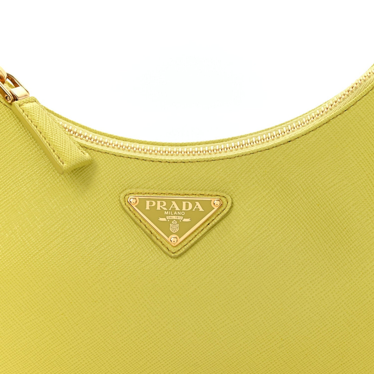 Prada Saffiano Lux Mini Re-Edition Shoulder Bag Cedro