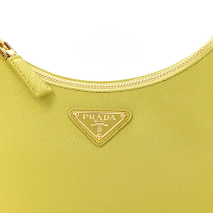 Prada Saffiano Lux Mini Re-Edition Shoulder Bag Cedro