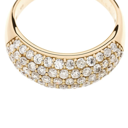 Parker & West 18K Yellow Gold Diamond 1.00ctw Paved Dome Ring 50 5.25