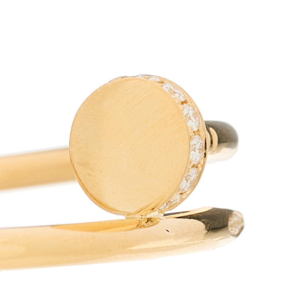 18K Yellow Gold Diamond Juste Un Clou Bracelet 18