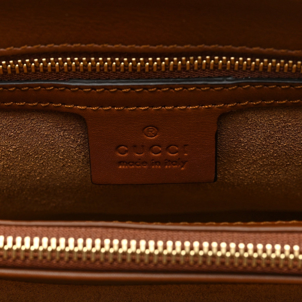 Gucci GG Supreme Calfskin Padlock Shoulder Bag Beige Cuir