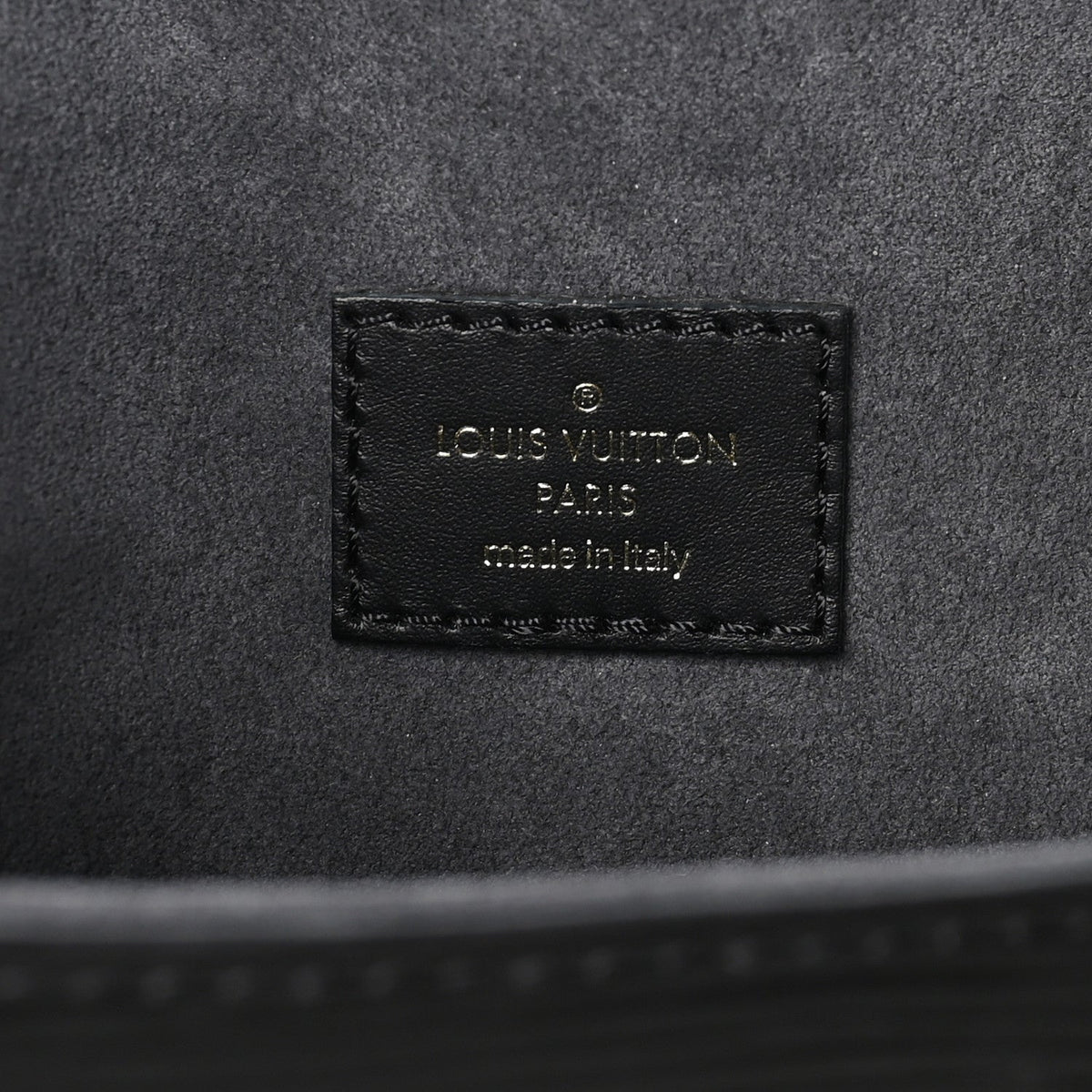 Louis Vuitton Epi Saumur BB Shoulder Bag Black