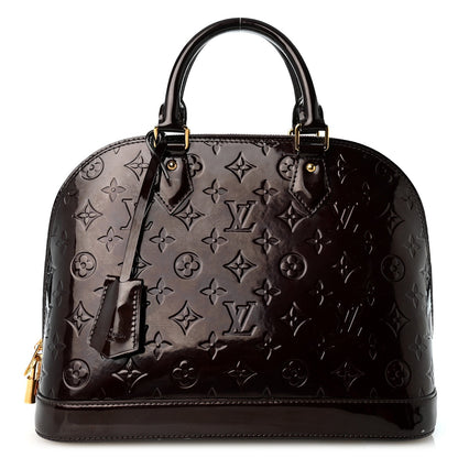 Louis Vuitton Vernis Alma PM Bag Amarante