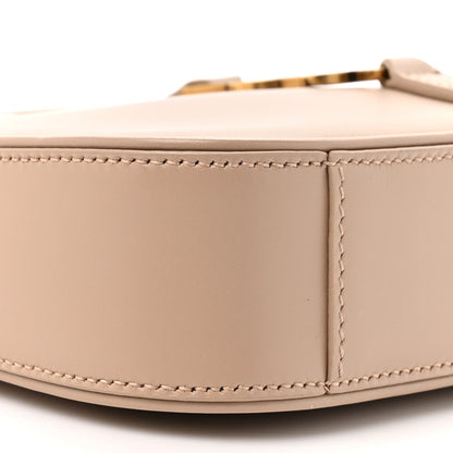 Saint Laurent Vegetable Calfskin Mini Le 5 À 7 Hobo Dark Beige