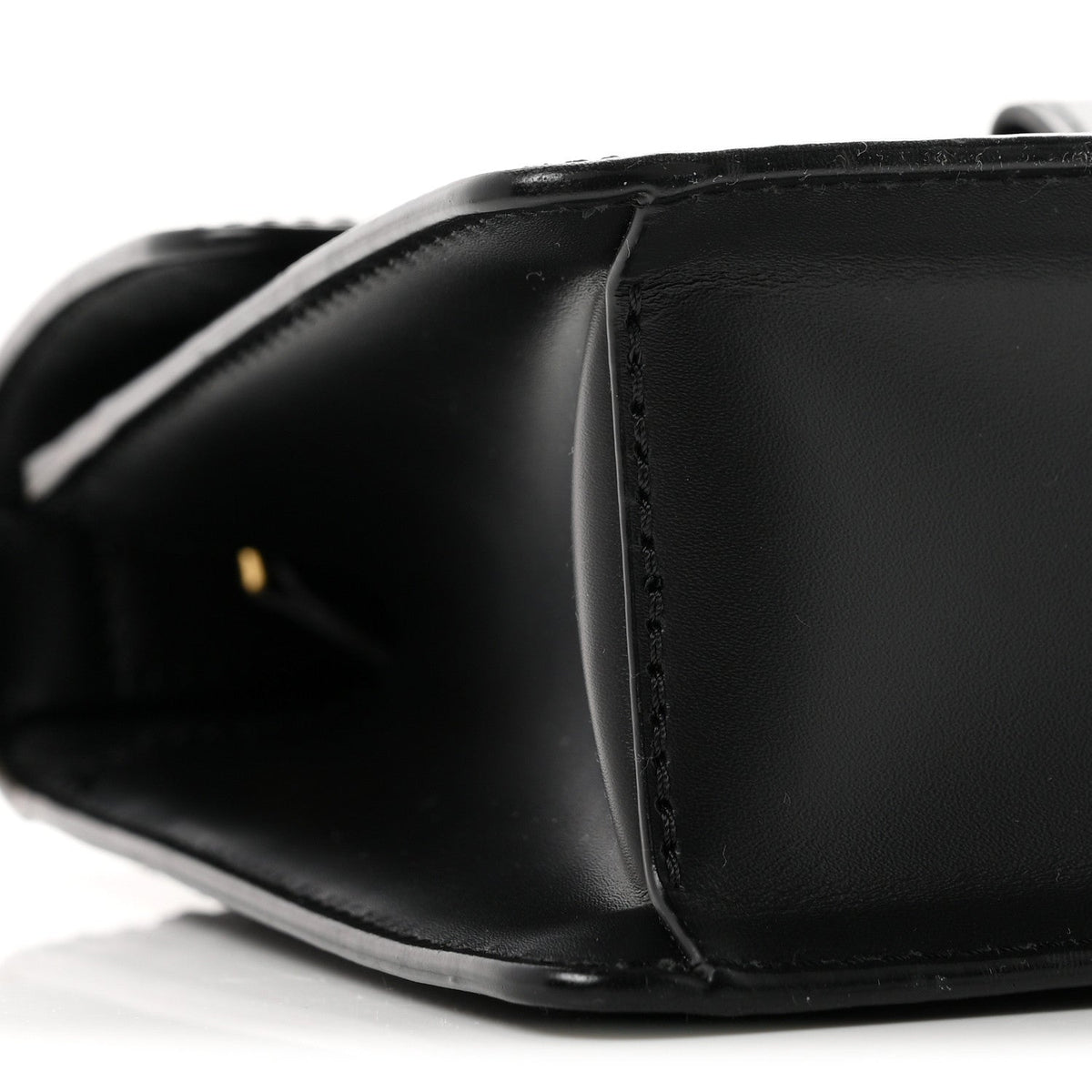 MCM Visetos Small Tracy Shoulder Bag Black