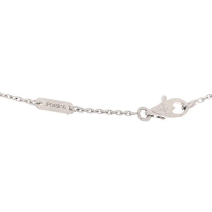 Van Cleef & Arpels 18K White Gold Diamond Mini Frivole Pendant Necklace