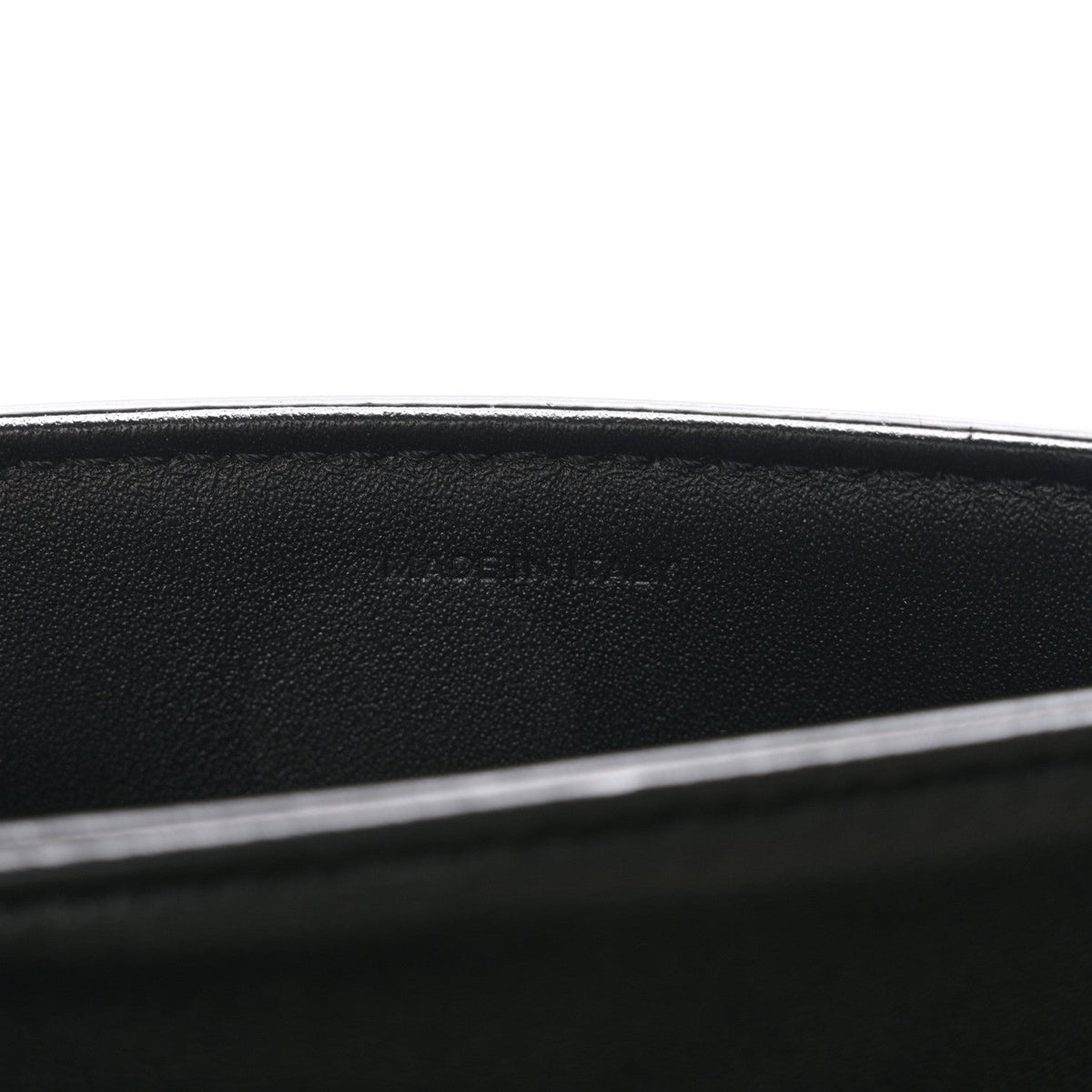 Celine Shiny Calfskin Teen Triomphe Shoulder Bag Black