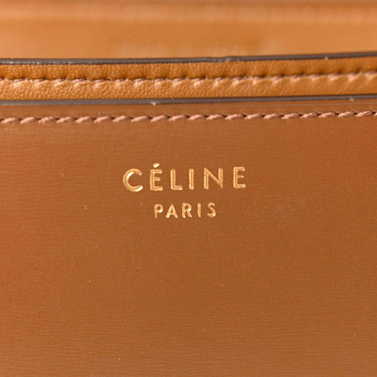 Celine Box Calfskin Medium Classic Box Flap Bag Camel 1985547