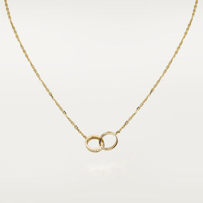 18K Gold Diamond Cartier Love Necklace