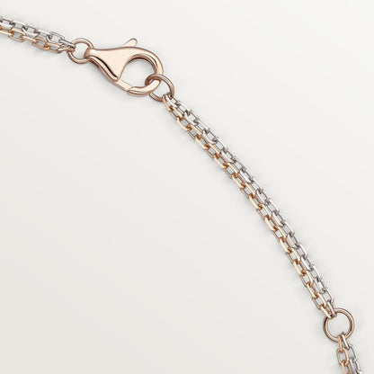18K Gold Diamonds Cartier Love Necklace