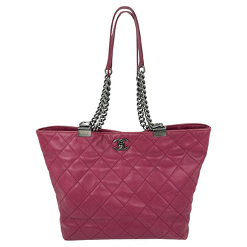 Shopping In Chains Tote Quilted Calfskin Large