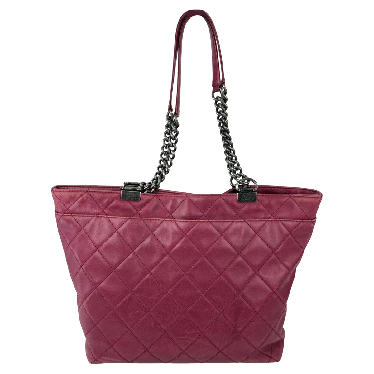 Shopping In Chains Tote Quilted Calfskin Large
