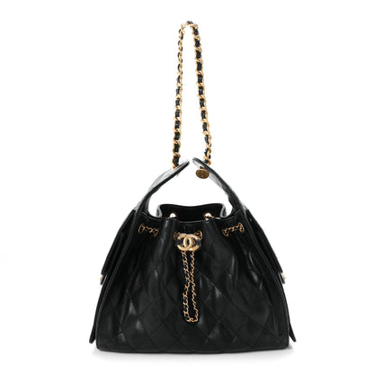 Chanel Caviar Quilted Small 25 Handbag Black 1980412