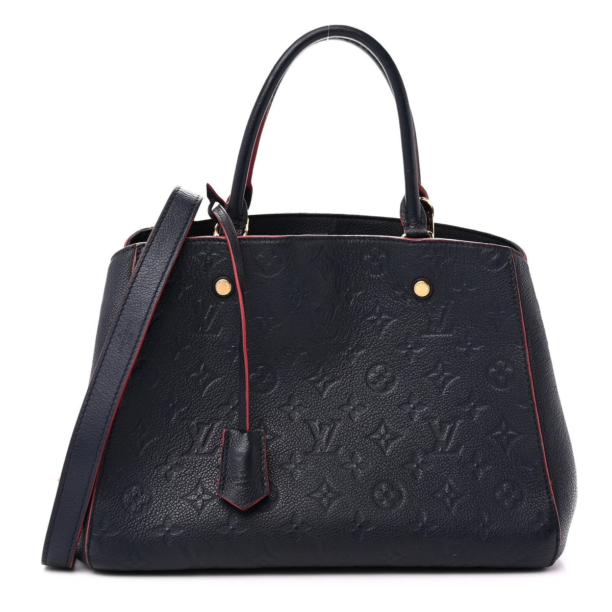 Louis Vuitton Empreinte Montaigne MM Marine Rouge