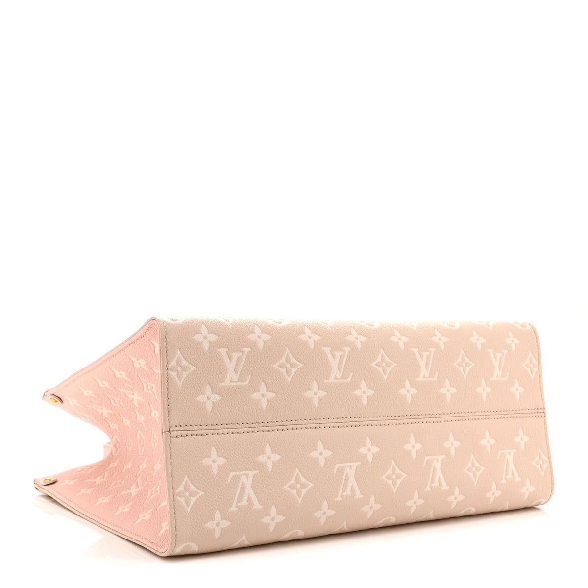Louis Vuitton Empreinte Monogram Spring In The City Onthego MM Beige Pink Yellow